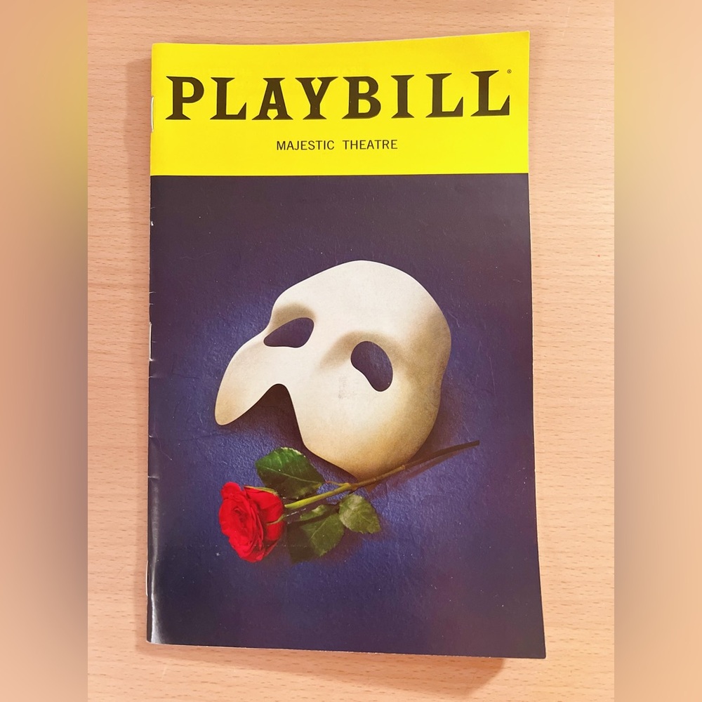 Playbill  "Phantom of the Opera"